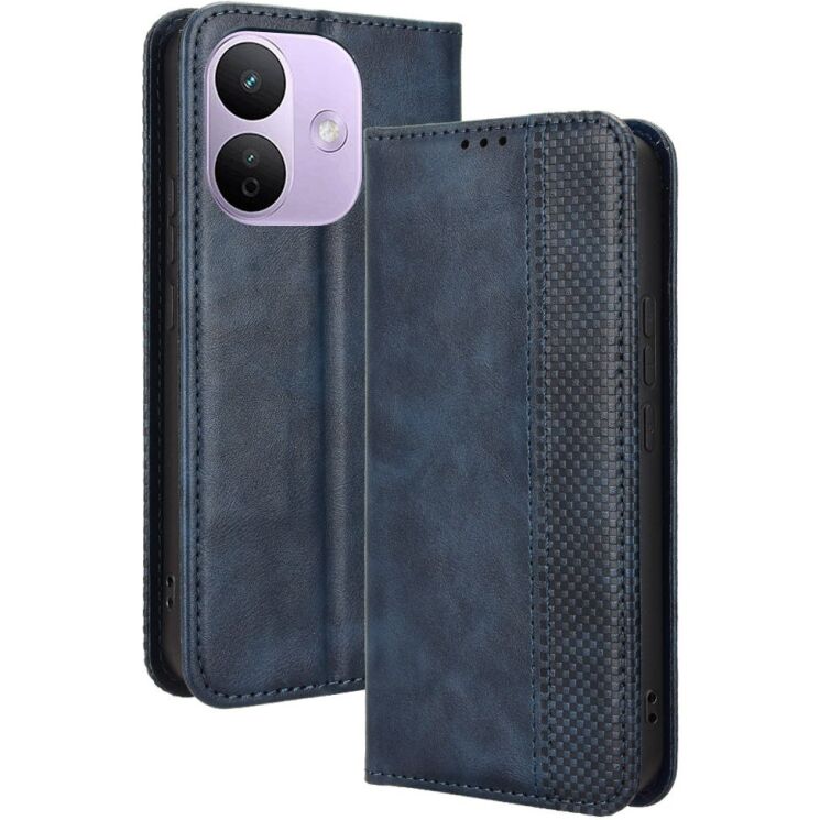 Чехол-книжка Deexe Retro Style для Xiaomi Redmi Note 17 Pro - Blue (429503L) Чехол-книжка Deexe Retro Style для Xiaomi Redmi Note 17 Pro - Blue: фото 7 из 19