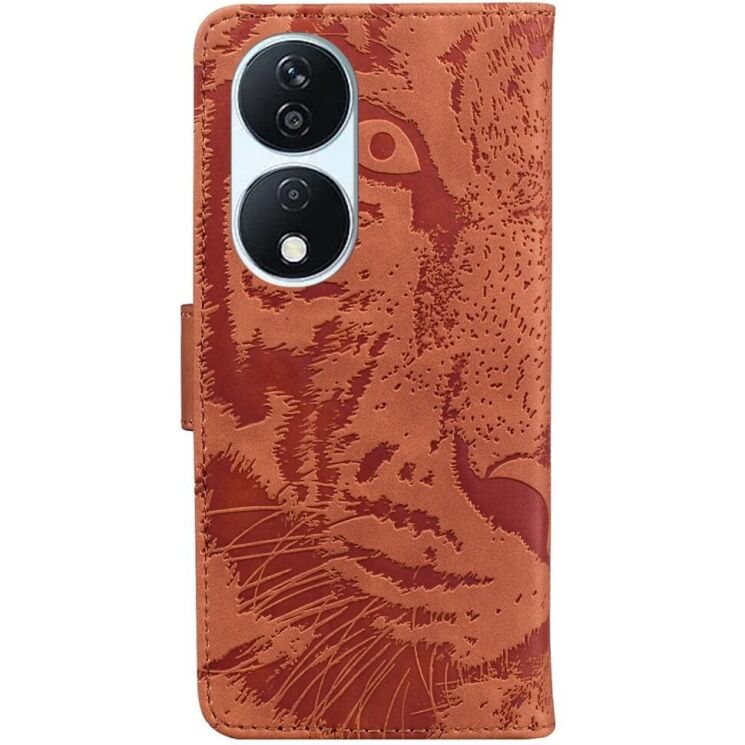 Чехол-книжка Deexe Tiger для Honor X7b - Brown: фото 6 из 7