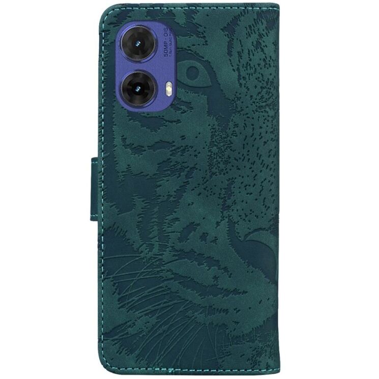 Чохол-книжка Deexe Tiger для Motorola Moto G85 - Green: фото 6 з 7