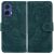 Чехол-книжка Deexe Tiger для Motorola Moto G85 - Green: фото 1 из 7