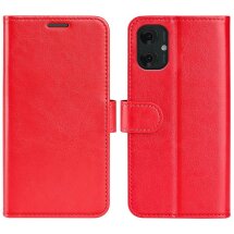 Чехол-книжка Deexe Wallet Style для Motorola Moto G55 - Red: фото 1 из 10