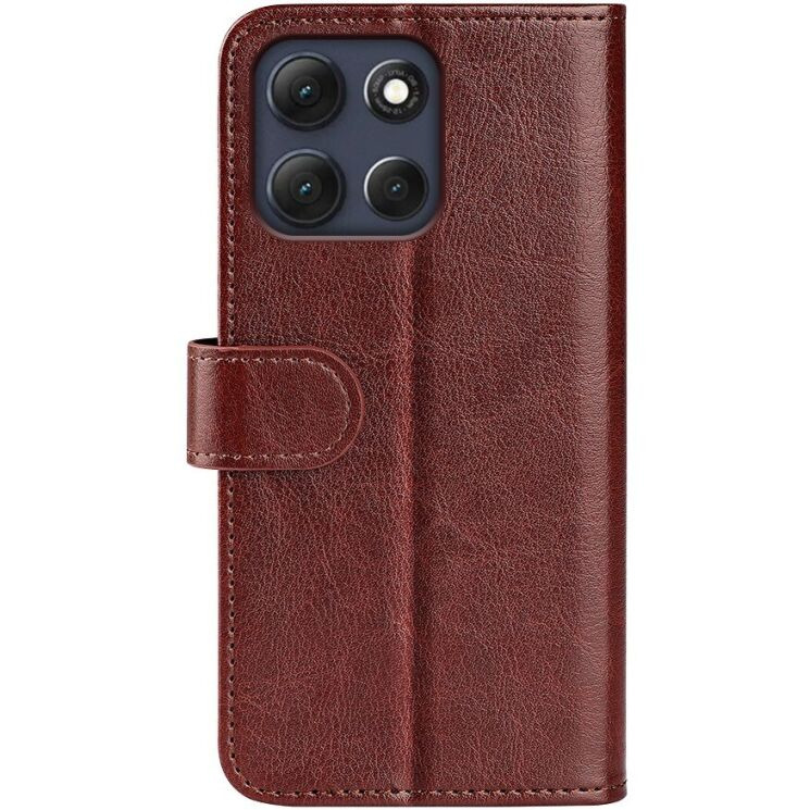 Чохол-книжка Deexe Wallet Style для Motorola Moto G86 - Brown: фото 3 з 8
