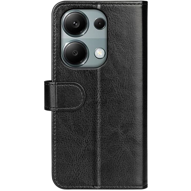 Чехол-книжка Deexe Wallet Style для Xiaomi Redmi Note 13 Pro 4G / Poco M6 Pro - Black: фото 6 из 7