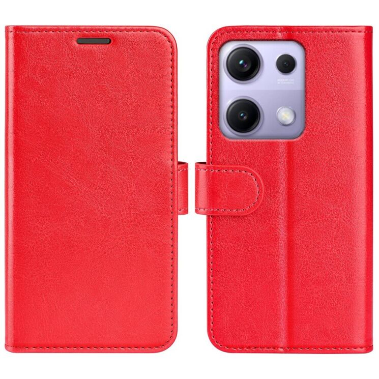 Чехол-книжка Deexe Wallet Style для Xiaomi Redmi Note 14S - Red: фото 1 из 5