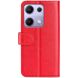 Чехол-книжка Deexe Wallet Style для Xiaomi Redmi Note 14S - Red (375934R). Фото 4 из 5