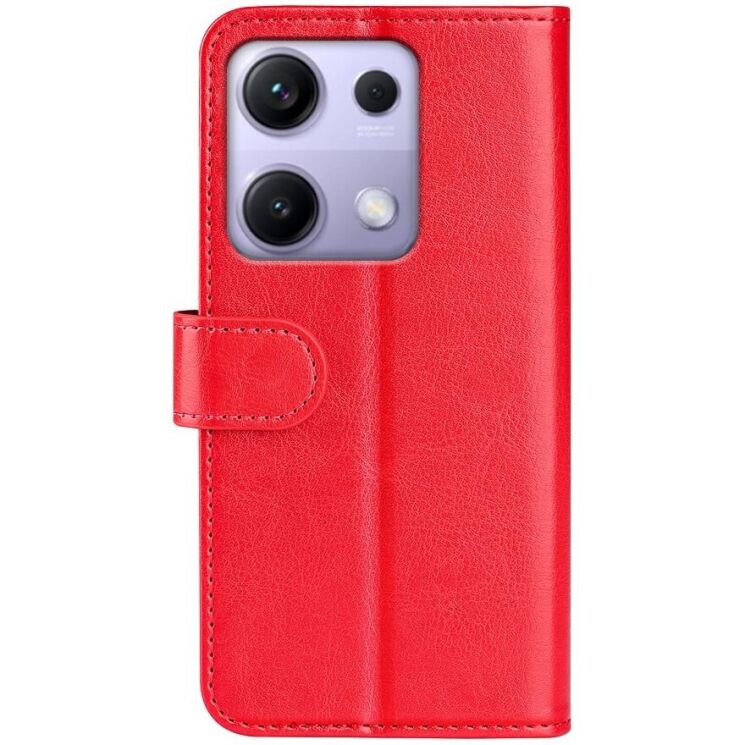 Чехол-книжка Deexe Wallet Style для Xiaomi Redmi Note 14S - Red: фото 4 из 5