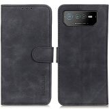 Чехол-книжка KHAZNEH Retro Wallet для ASUS ROG Phone 6 / 6 Pro - Black: фото 1 из 10