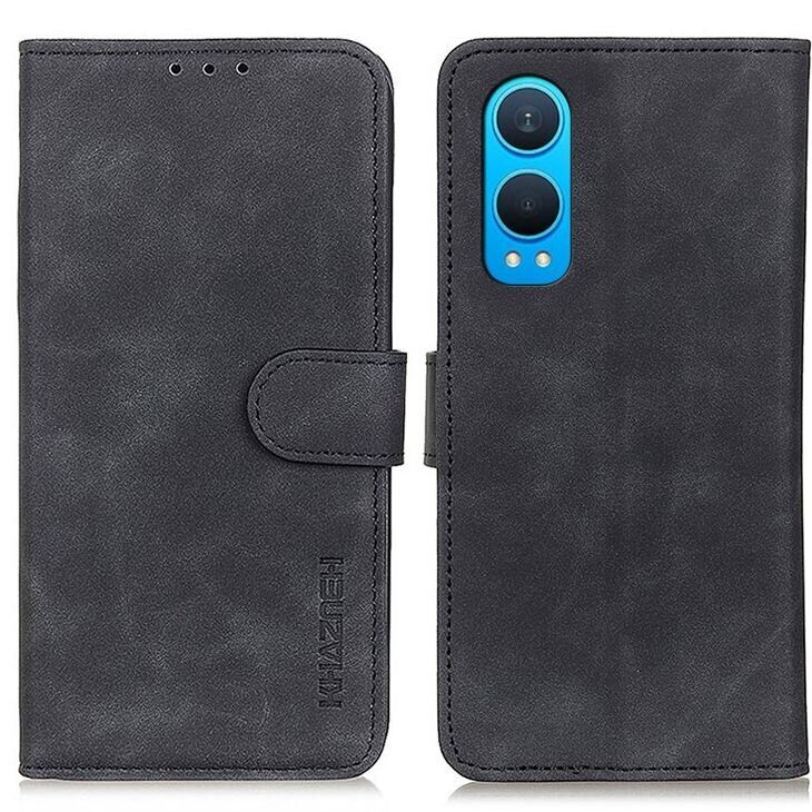Чехол-книжка KHAZNEH Retro Wallet для OnePlus Nord CE 4 Lite - Black: фото 1 из 8