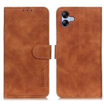 Чехол-книжка KHAZNEH Retro Wallet для Samsung Galaxy A07 (A075) - Brown: фото 1 из 8