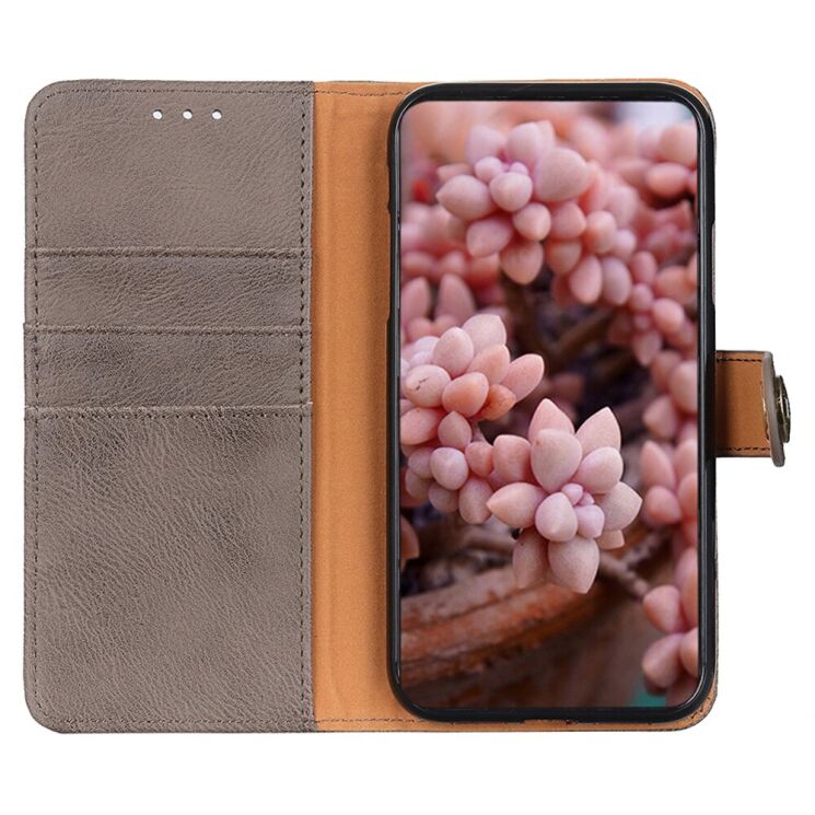 Чохол-книжка KHAZNEH Wallet Cover для Apple iPhone 17 - Khaki: фото 2 з 8