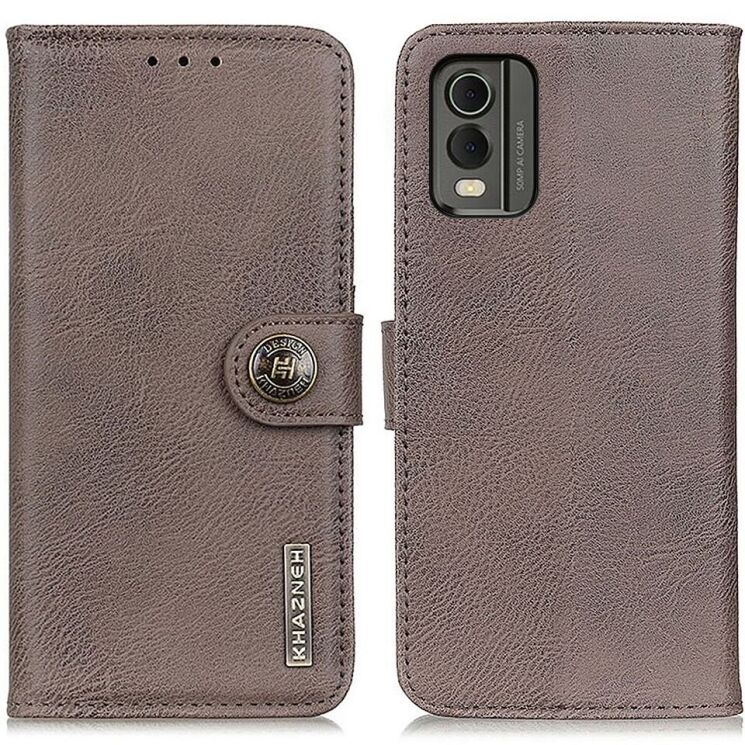 Чохол-книжка KHAZNEH Wallet Cover для Nokia C32 - Khaki: фото 1 з 9