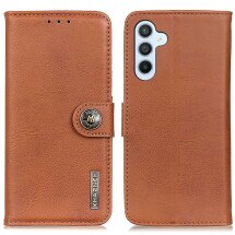 Чехол-книжка KHAZNEH Wallet Cover для Samsung Galaxy S25 FE (S731) - Brown: фото 1 из 8