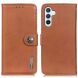 Чехол-книжка KHAZNEH Wallet Cover для Samsung Galaxy S25 FE (S731) - Brown (386907Z). Фото 1 из 8