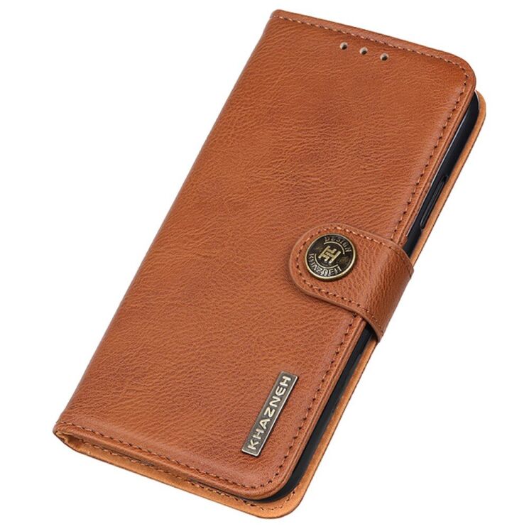 Чехол-книжка KHAZNEH Wallet Cover для Xiaomi Poco F6 Pro - Brown: фото 4 из 9