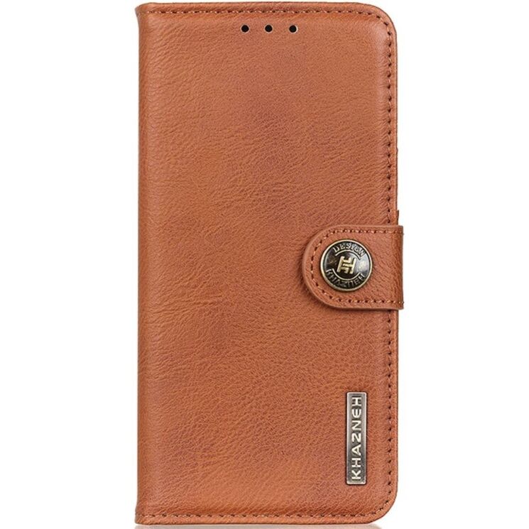 Чехол-книжка KHAZNEH Wallet Cover для Xiaomi Poco F6 Pro - Brown: фото 5 из 9