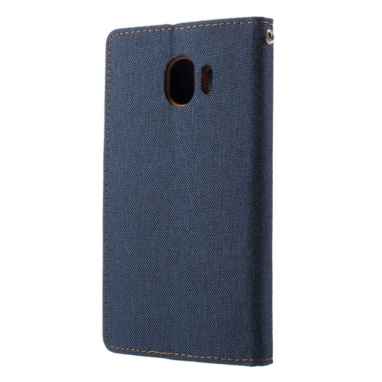 Чехол-книжка MERCURY Canvas Diary для Samsung Galaxy J4 2018 (J400) - Dark Blue: фото 2 из 6