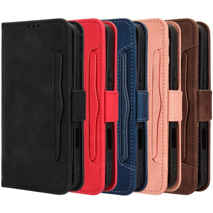 Чехол-книжка с карманами Deexe Wallet Stand для Infinix Note 60 / 60 Pro - Blue (409301L) Чехол-книжка с карманами Deexe Wallet Stand для Infinix Note 60 / 60 Pro - Blue: фото 9 из 15