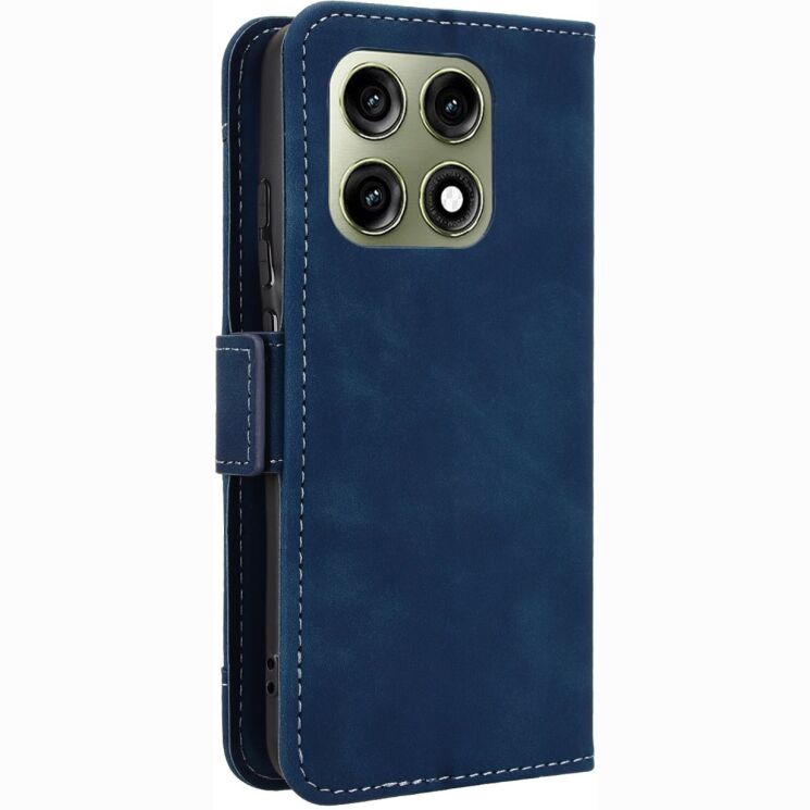 Чохол-книжка з кишеньками Deexe Wallet Stand для Motorola Edge 70 Pro - Blue: фото 7 з 15
