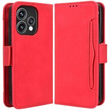 Чехол-книжка с карманами Deexe Wallet Stand для OPPO Reno 15 - Red: фото 1 из 7
