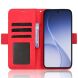 Чехол-книжка с карманами Deexe Wallet Stand для OPPO Reno 15 - Red (405701R). Фото 3 из 7
