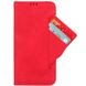 Чехол-книжка с карманами Deexe Wallet Stand для OPPO Reno 15 - Red (405701R). Фото 6 из 7