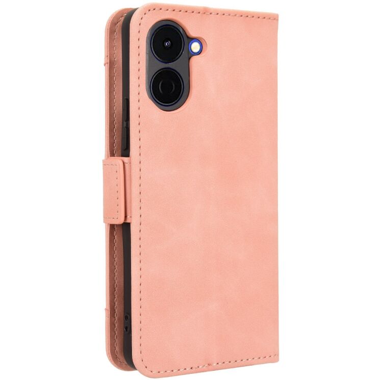 Чохол-книжка з кишеньками Deexe Wallet Stand для TECNO Spark Go 3 - Pink: фото 5 з 13