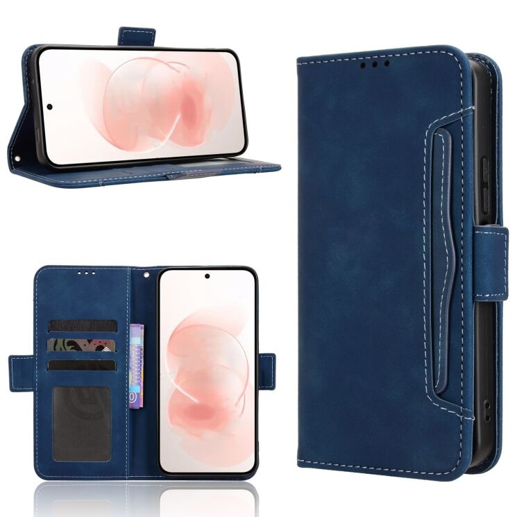 Чохол-книжка з кишеньками Deexe Wallet Stand для Xiaomi Redmi Note 17 Pro Plus - Blue (430602L) Чохол-книжка з кишеньками Deexe Wallet Stand для Xiaomi Redmi Note 17 Pro Plus - Blue: фото 8 з 8