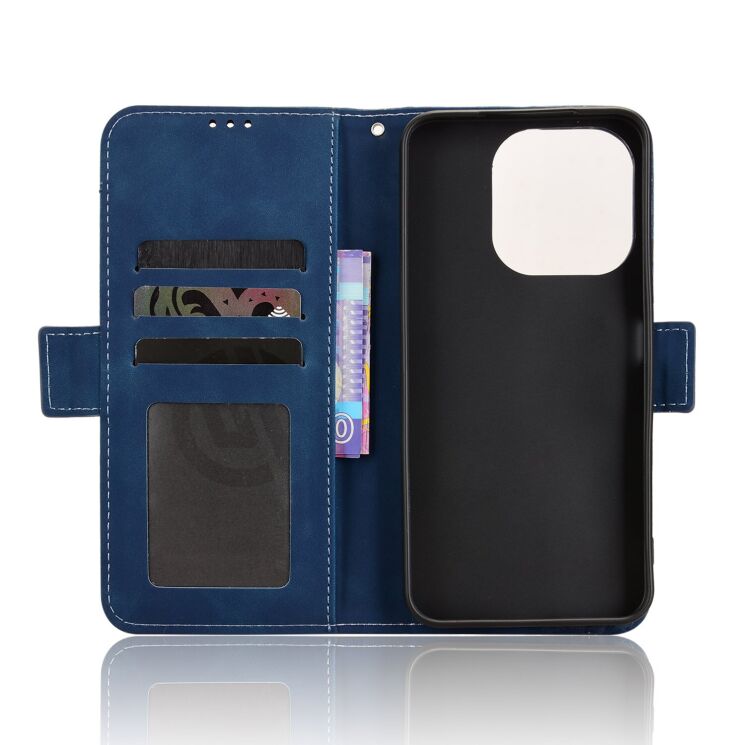 Чохол-книжка з кишеньками Deexe Wallet Stand для Xiaomi Redmi Note 17 Pro Plus - Blue (430602L) Чохол-книжка з кишеньками Deexe Wallet Stand для Xiaomi Redmi Note 17 Pro Plus - Blue: фото 4 з 8