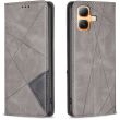 Чохол-книжка з кишеньками UniCase Geometric Pattern для Infinix Smart 20 - Grey (411207H)