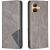 Чехол-книжка с карманами UniCase Geometric Pattern для Infinix Smart 20 - Grey: фото 1 из 10