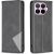 Чехол-книжка с карманами UniCase Geometric Pattern для Xiaomi 17T Pro - Black: фото 1 из 11