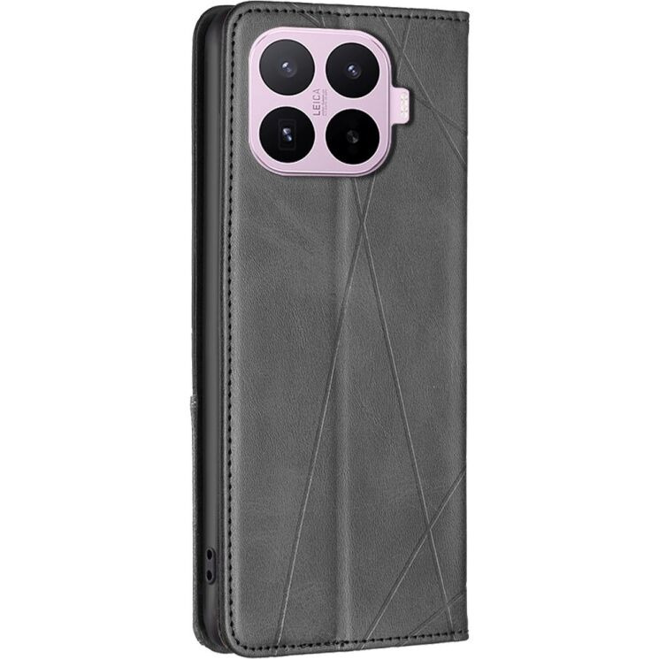 Чехол-книжка с карманами UniCase Geometric Pattern для Xiaomi 17T Pro - Black (422363B) Чехол-книжка с карманами UniCase Geometric Pattern для Xiaomi 17T Pro - Black: фото 3 из 11