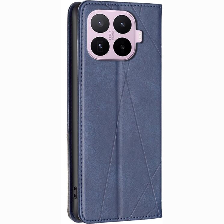 Чехол-книжка с карманами UniCase Geometric Pattern для Xiaomi 17T - Blue: фото 3 из 11