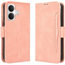 Чохол-книжка з кишеньками Deexe Wallet Stand для Xiaomi Poco X8 - Pink: фото 1 з 15