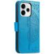 Чехол-книжка с рисунком UniCase Butterfly Pattern для OPPO Reno 15 - Blue (405746L). Фото 6 из 9