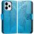 Чохол-книжка з малюнком UniCase Butterfly Pattern для OPPO Reno 15 - Blue: фото 1 з 9