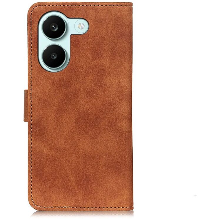 Чохол-книжка з застібкою KHAZNEH Retro Wallet для Xiaomi Poco X8 Pro - Brown: фото 4 з 8