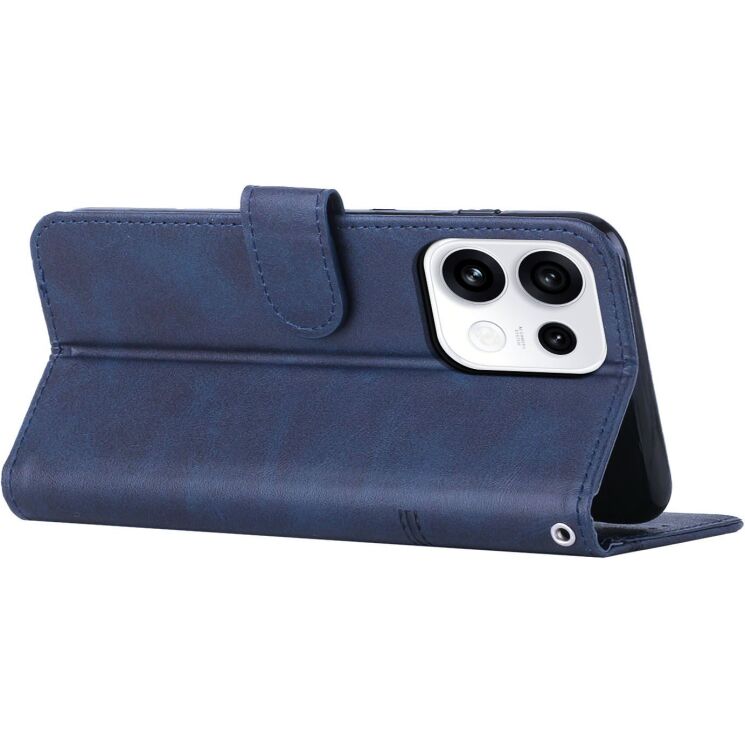 Чехол-книжка с застежкой UniCase Jet Cover для OPPO Reno 16 F/FS - Blue: фото 2 из 10