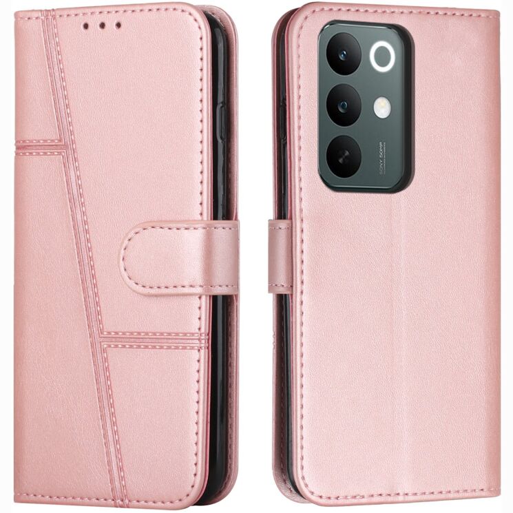 Чохол-книжка з застібкою UniCase Jet Cover для Realme C100i - Rose Gold: фото 1 з 10