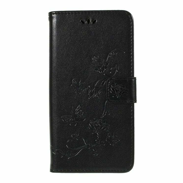 Чохол-книжка UniCase Flower Pattern для Samsung Galaxy A20 (A205) / A30 (A305) - Black: фото 1 з 10