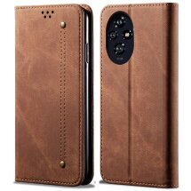 Чехол-книжка UniCase Jeans Wallet для Honor 200 - Coffee: фото 1 из 6