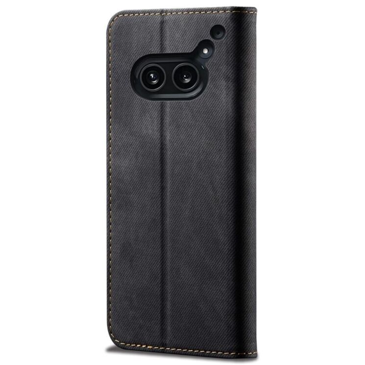 Чехол-книжка UniCase Jeans Wallet для Nothing Phone (2a) / Phone (2a) Plus - Black: фото 6 из 6