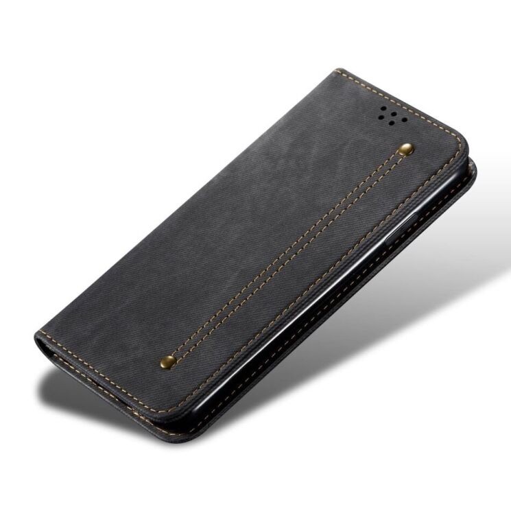 Чехол-книжка UniCase Jeans Wallet для Nothing Phone (2a) / Phone (2a) Plus - Black: фото 4 из 6