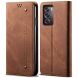 Чохол-книжка UniCase Jeans Wallet для OPPO Reno 12 - Coffee (356815C). Фото 1 з 6