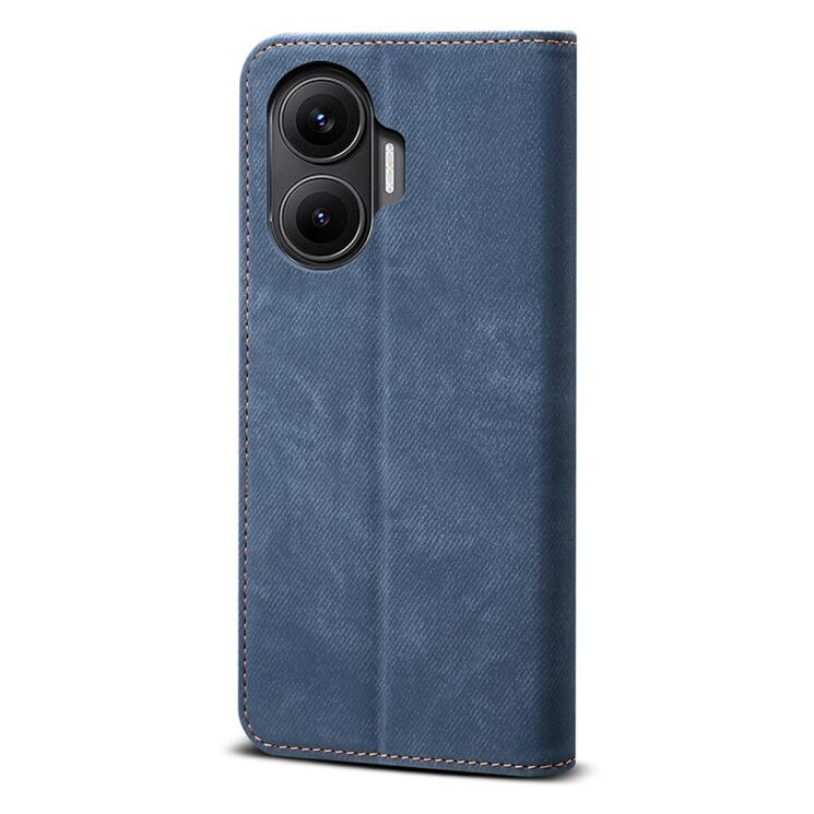 Чехол-книжка UniCase Jeans Wallet для Xiaomi Poco F7 - Blue: фото 6 из 7