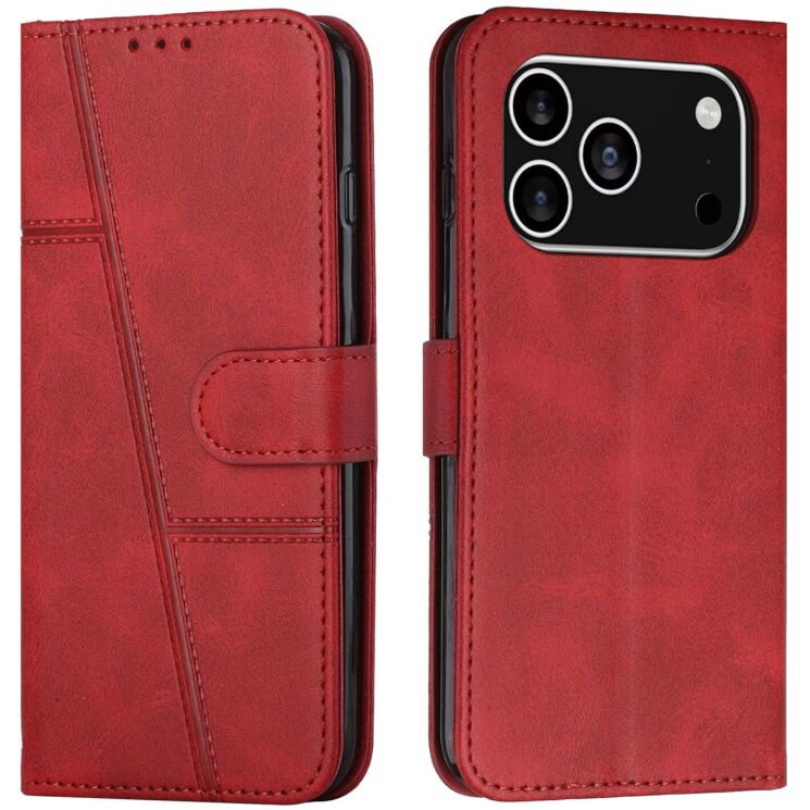 Чохол-книжка UniCase Jet Cover для Apple iPhone 17 Pro - Red: фото 1 з 11