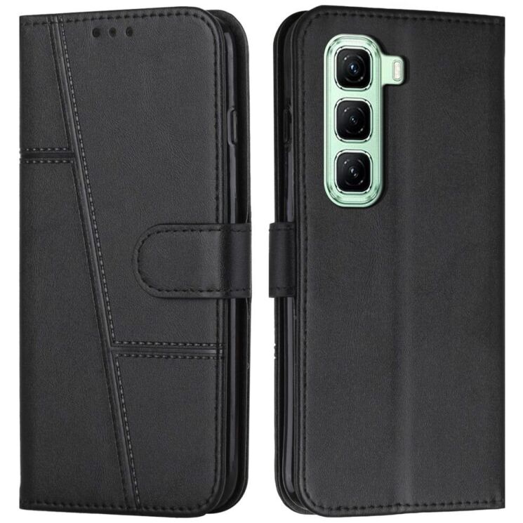 Чохол-книжка UniCase Jet Cover для Infinix Hot 50 - Black: фото 1 з 10