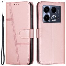 Чехол-книжка UniCase Jet Cover для Infinix Note 40 - Rose Gold: фото 1 из 11