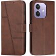 Чехол-книжка UniCase Jet Cover для OPPO A3x / A3 / A40m - Brown (365324Z)