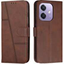 Чехол-книжка UniCase Jet Cover для OPPO A3x / A3 / A40m - Brown: фото 1 из 10